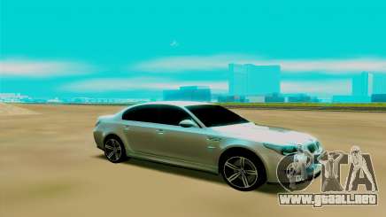 BMW M5 E60 silver para GTA San Andreas