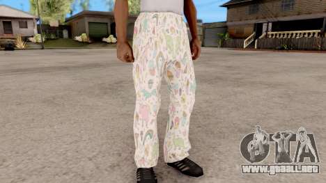 Pantalones de pijama para GTA San Andreas