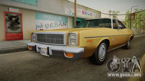 Plymouth Fury Salon (RL41) 1978 HQLM para GTA San Andreas