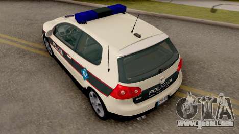 Volkswagen Golf V - BIH Police Car para GTA San Andreas
