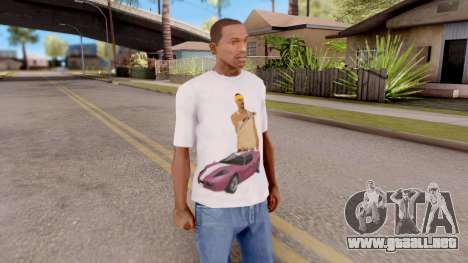 New T-Shirt para GTA San Andreas