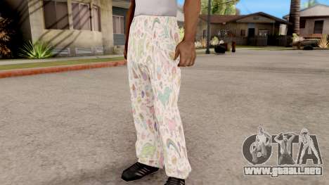 Pantalones de pijama para GTA San Andreas