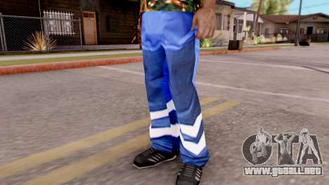 Pantalón azul para GTA San Andreas