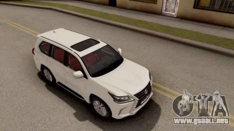 Lexus LX 570 2016 para GTA San Andreas