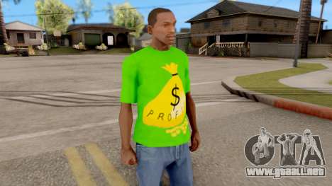 T-Shirt Money para GTA San Andreas
