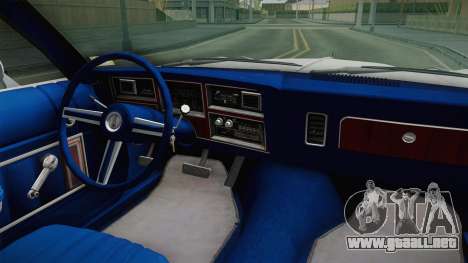 Plymouth Volare Coupe 1977 para GTA San Andreas