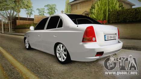 Hyundai Accent GLE para GTA San Andreas