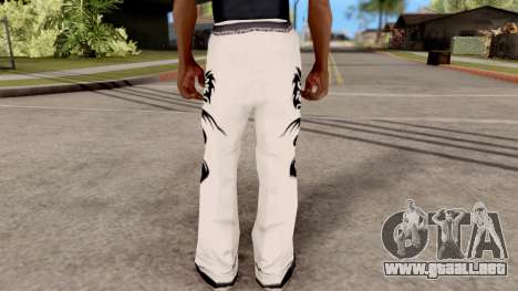 Dragon Style Pants para GTA San Andreas