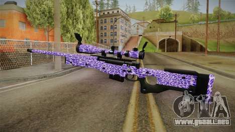 Tiger Violet Sniper Rifle para GTA San Andreas