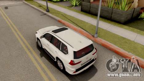 Lexus LX 570 2016 para GTA San Andreas