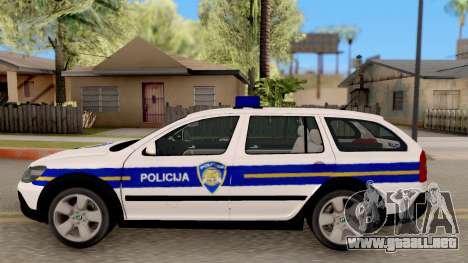 Skoda Octavia Scout Croatian Police Car para GTA San Andreas