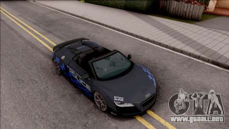 Audi R8 High Speed Police para GTA San Andreas