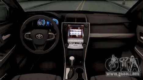 Toyota Camry 2016 para GTA San Andreas