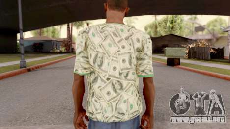 T-Shirt Dollar Style para GTA San Andreas