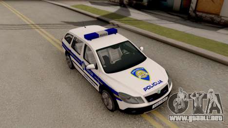 Skoda Octavia Scout Croatian Police Car para GTA San Andreas