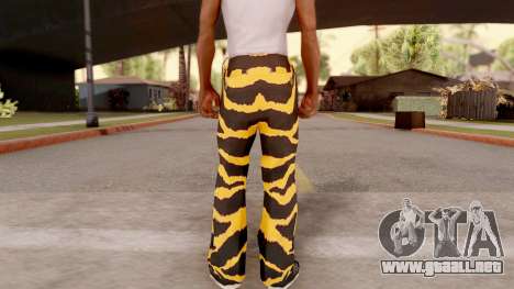 Tigre pantalones para GTA San Andreas