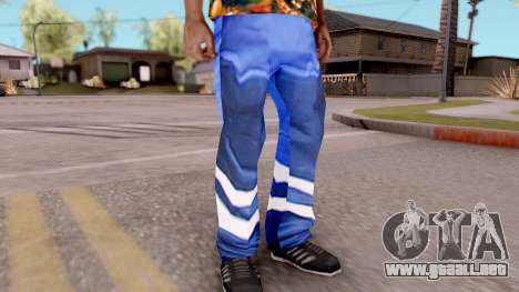 Pantalón azul para GTA San Andreas