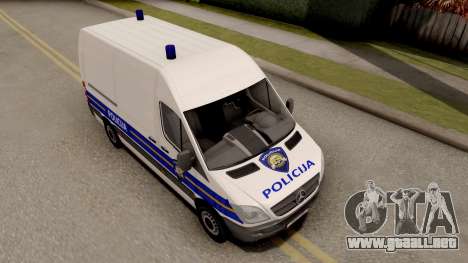 Mercedes-Benz Sprinter Croatian Police Van para GTA San Andreas