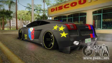 Lamborghini Gallardo Philippines para GTA San Andreas