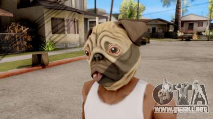 Máscara De Perro Pug para GTA San Andreas