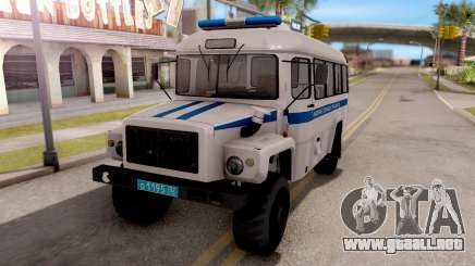 KAvZ-39766 "Sadko" Autorización De La Policía para GTA San Andreas