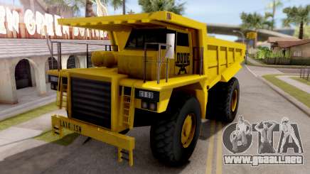 Realistic Dumper Truck para GTA San Andreas