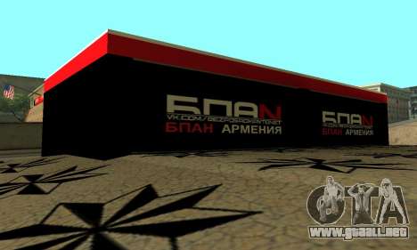 BPAN Armenia garaje en SF para GTA San Andreas