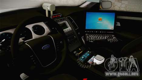 Ford Taurus 2014 YRP para GTA San Andreas