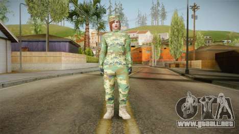 Gunrunning Female Skin para GTA San Andreas