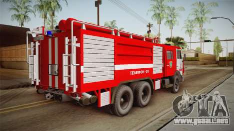 KamAZ 53212 camión de Bomberos en la ciudad de A para GTA San Andreas