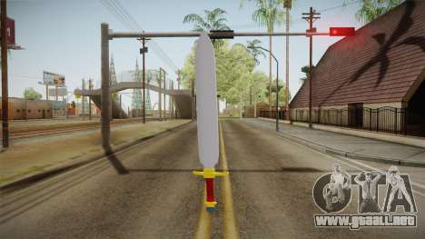Z Sword From DBZ para GTA San Andreas