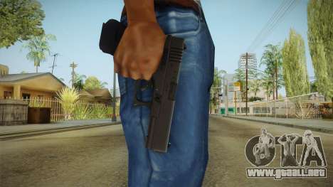 Glock 17 3 Dot Sight Cyan para GTA San Andreas