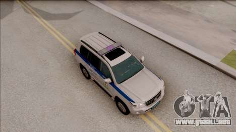 Toyota Land Cruiser 200 Russian Police para GTA San Andreas