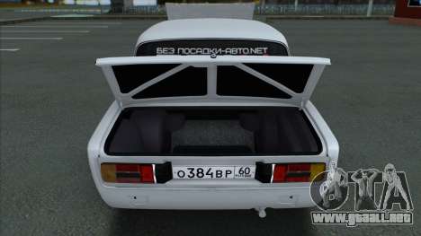 VAZ 2106 Shaherizada 2.1 GVR MTA para GTA San Andreas