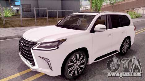 Lexus LX570 2016 para GTA San Andreas