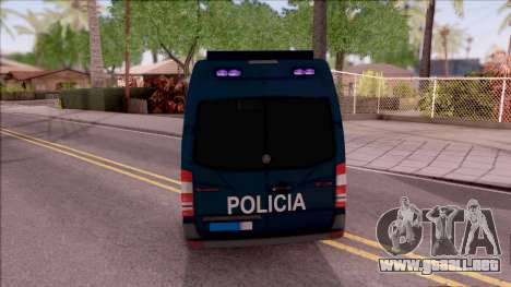 Mercedes-Benz Sprinter Spanish Police para GTA San Andreas