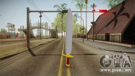 Z Sword From DBZ para GTA San Andreas