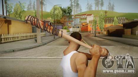 Lucille Negan Baseball Bat The Walking Dead para GTA San Andreas