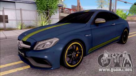 Mercedes-Benz C63S AMG Coupe 2016 v3 para GTA San Andreas