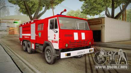 KamAZ 53212 camión de Bomberos en la ciudad de Arzamas para GTA San Andreas