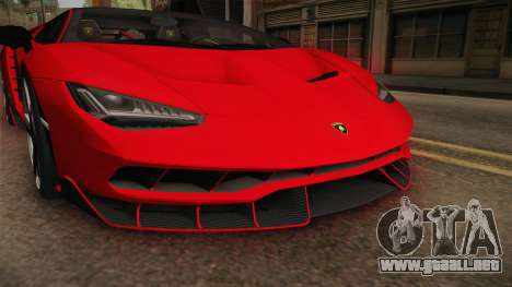 Lamborghini Centenario LP770-4 v2 para GTA San Andreas