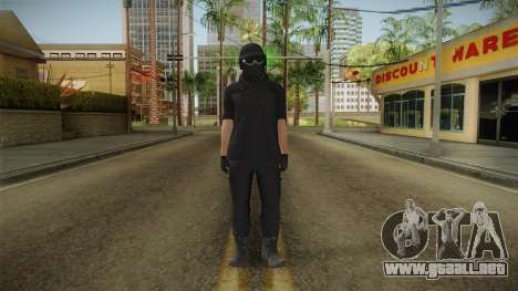 GTA Online: Black Army Skin v1 para GTA San Andreas