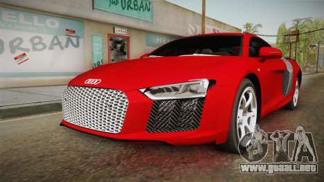 Audi R8 2017 para GTA San Andreas
