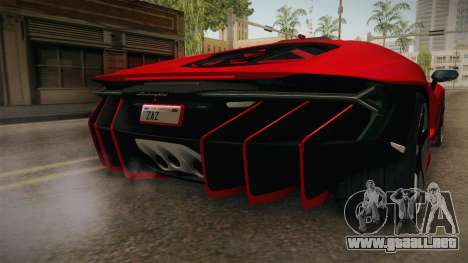 Lamborghini Centenario LP770-4 v2 para GTA San Andreas