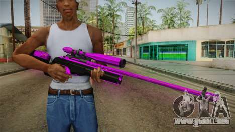 Purple Sniper Rifle para GTA San Andreas
