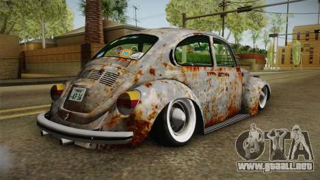 Volkswagen Beetle Rusty para GTA San Andreas