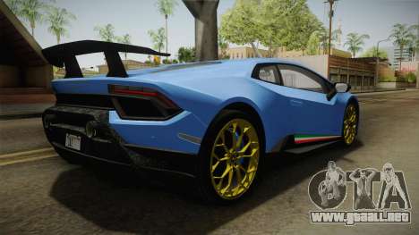 Lamborghini Huracan Performante LP640-4 2017 v2 para GTA San Andreas