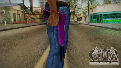 Purple Silenced Pistol para GTA San Andreas