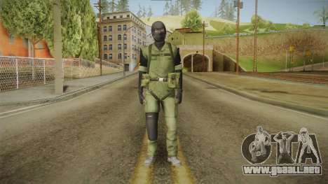 MSF Custom Soldier Skin 3 para GTA San Andreas