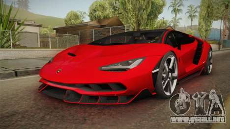 Lamborghini Centenario LP770-4 v2 para GTA San Andreas